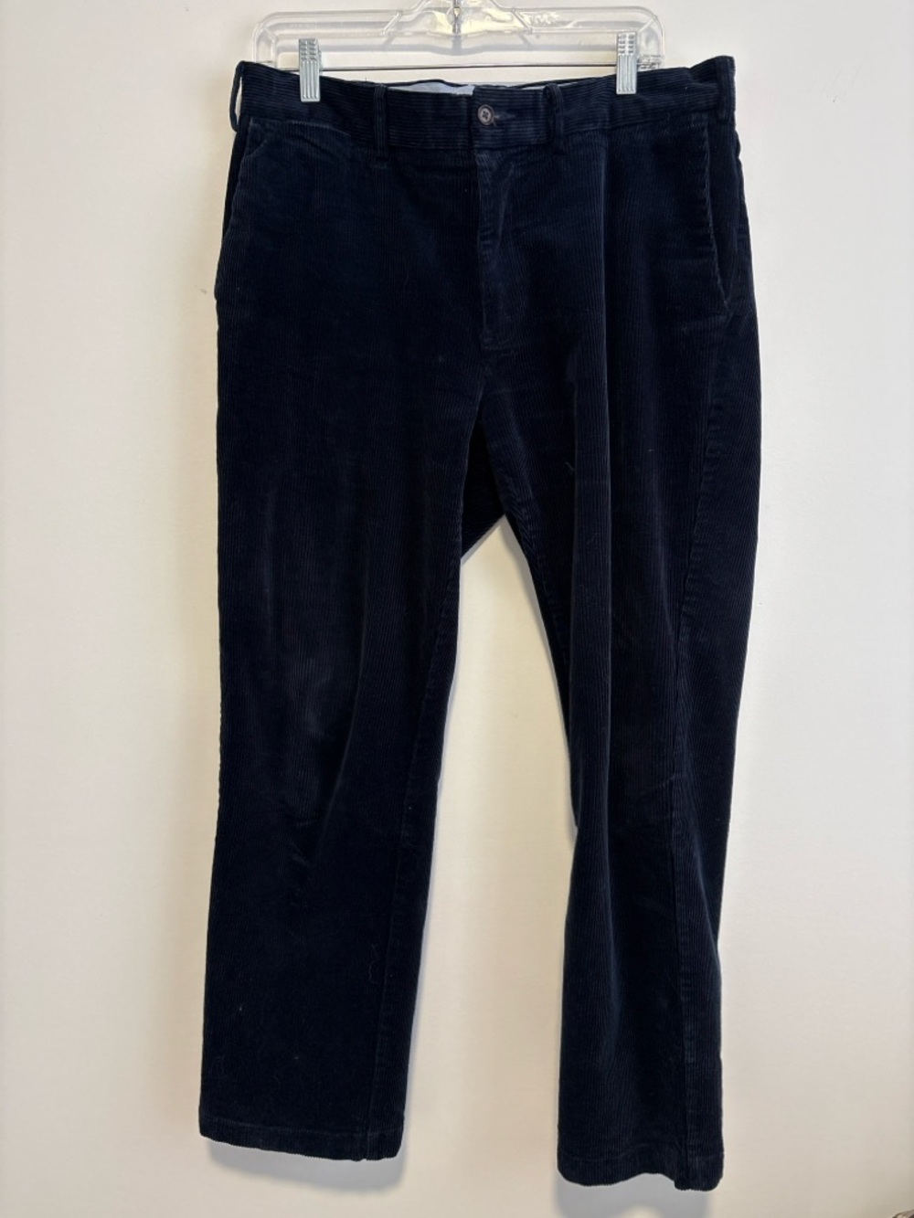Polo Ralph Lauren Corduroy Pants Men’s 34x30 Classic Fit Navy Blue Stretch